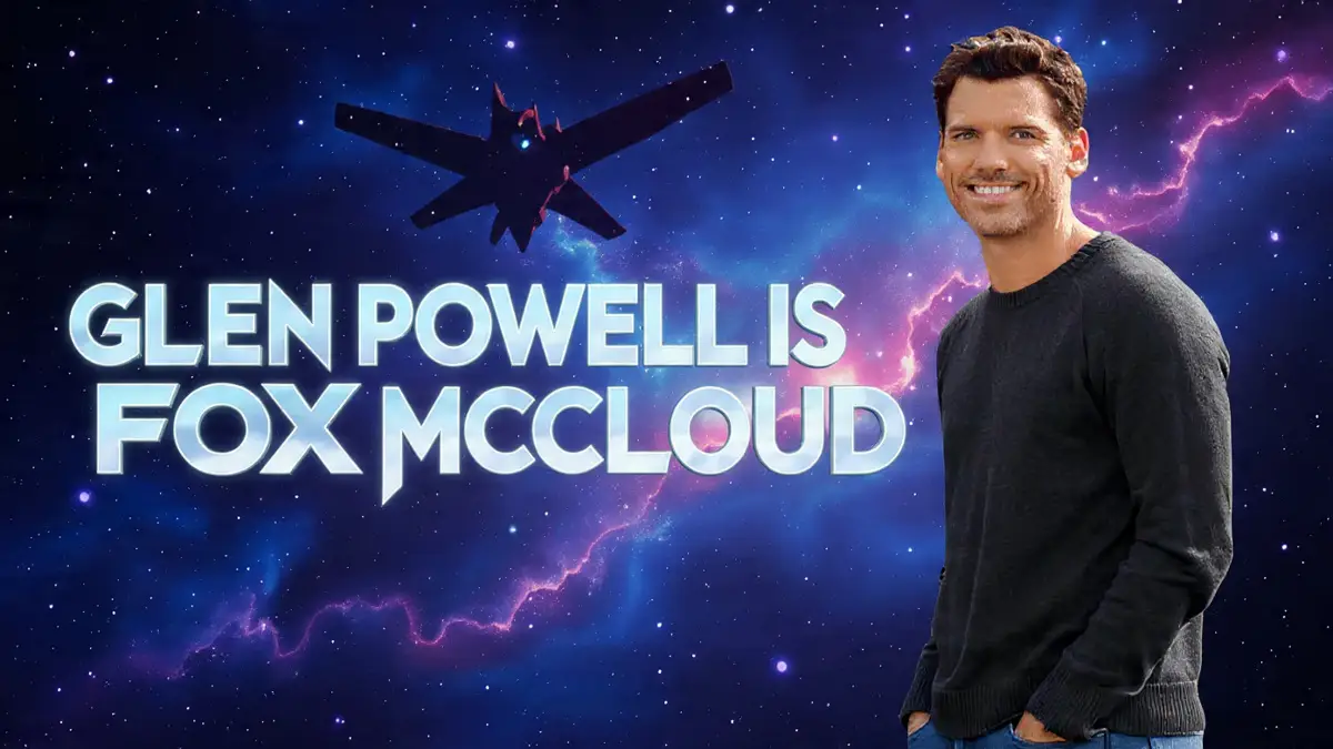 Glen Powell as Fox McCloud Shocks Mario Movie Fans