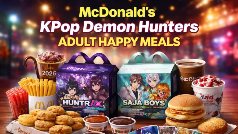 McDonalds KPop Demon Hunters Adult Happy Meals