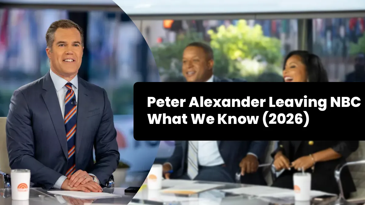Peter Alexander Leaving NBC