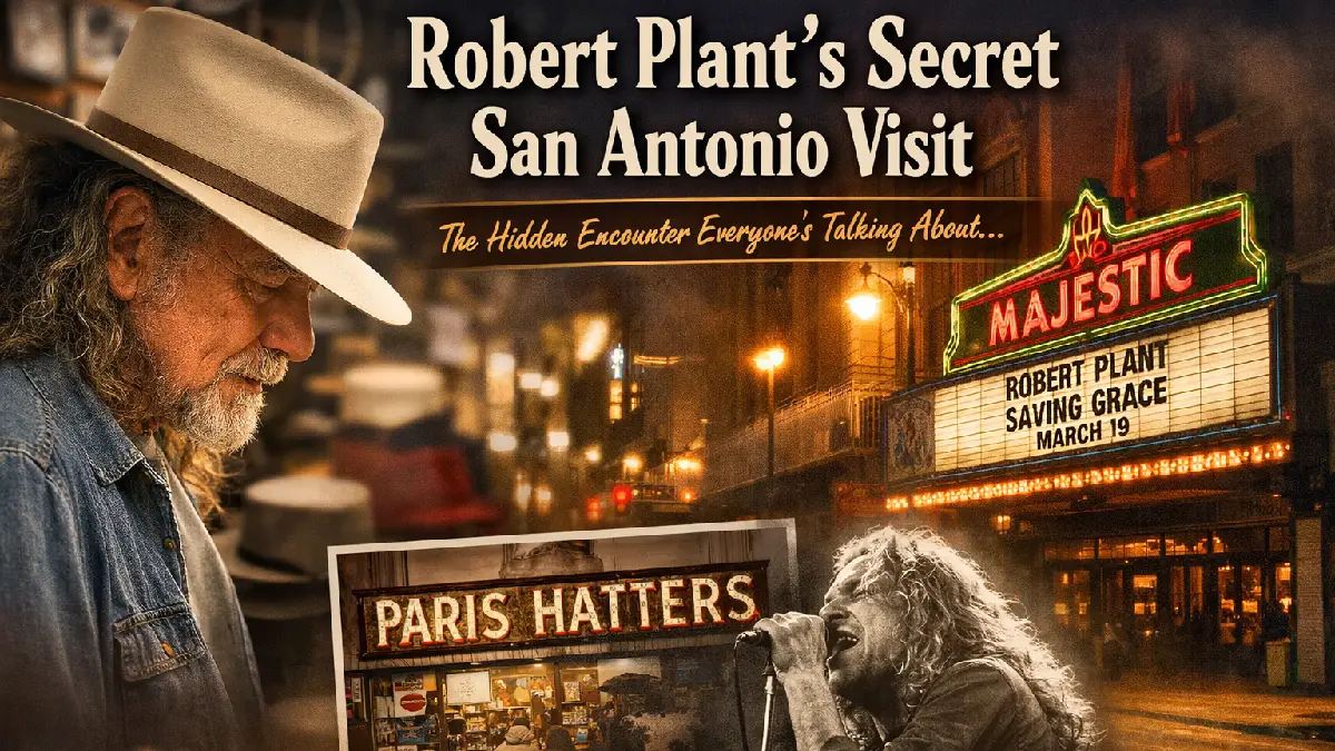 Robert Plant Walked Into a Hat Shop