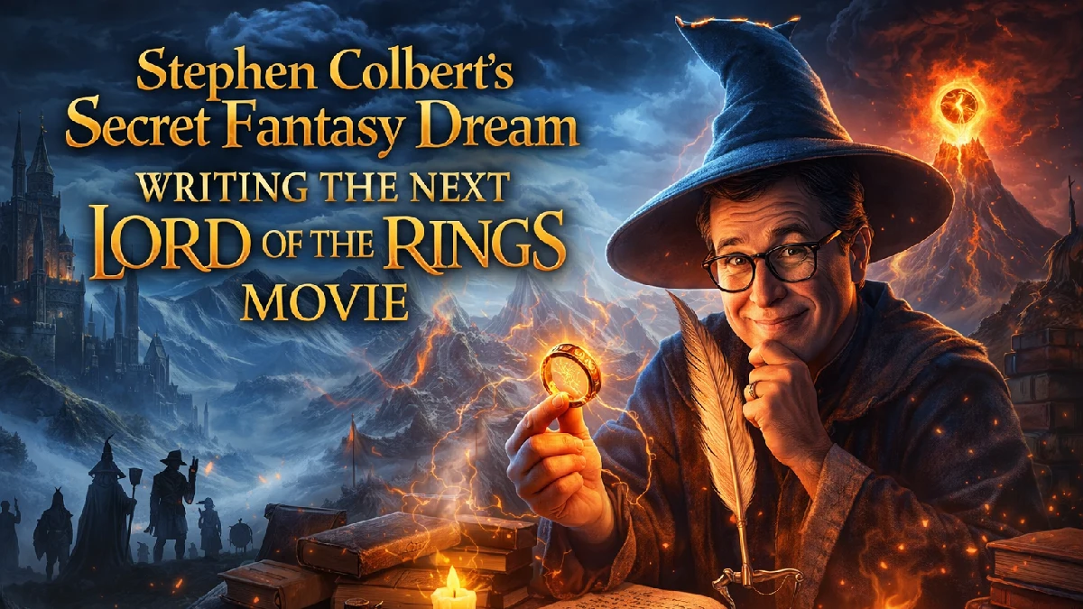 stephen colbert lord of the rings movie