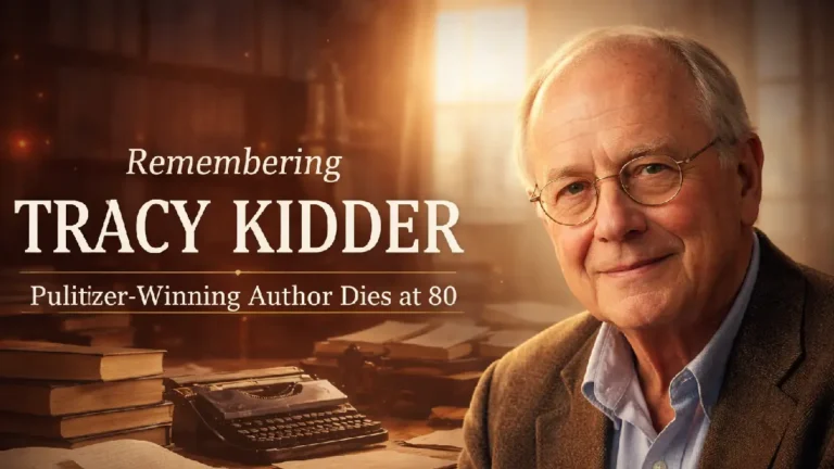 Tracy Kidder Dies at 80