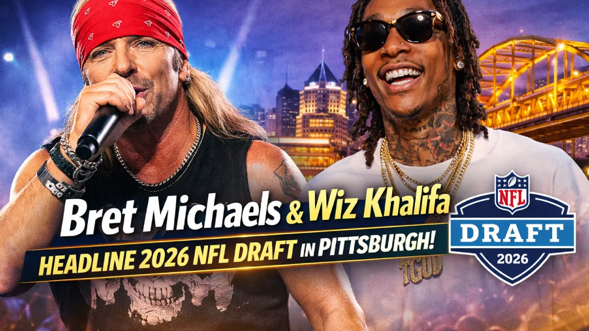 Bret Michaels to Headline 2026 NFL Draft with Wiz Khalifa
