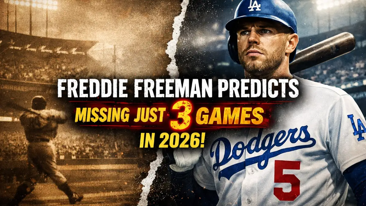 Freddie Freeman Predicts Missing Just 3 Games in 2026