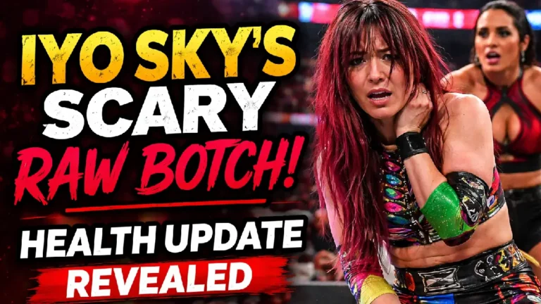 IYO Sky scary RAW botch health update