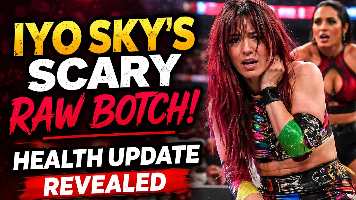 IYO Sky scary RAW botch health update