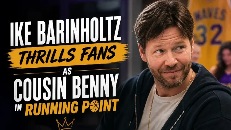 Ike Barinholtz Thrills Fans as Cousin Benny in Running Point
