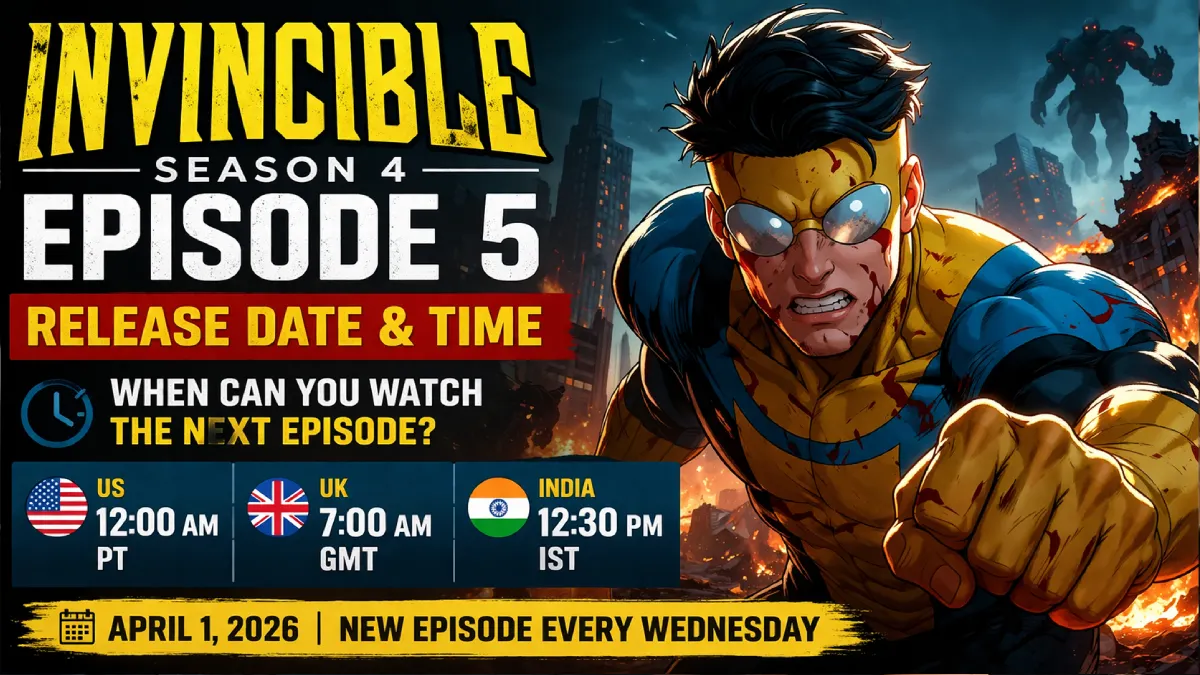 Invincible Season 4 Episode 5 Release Date