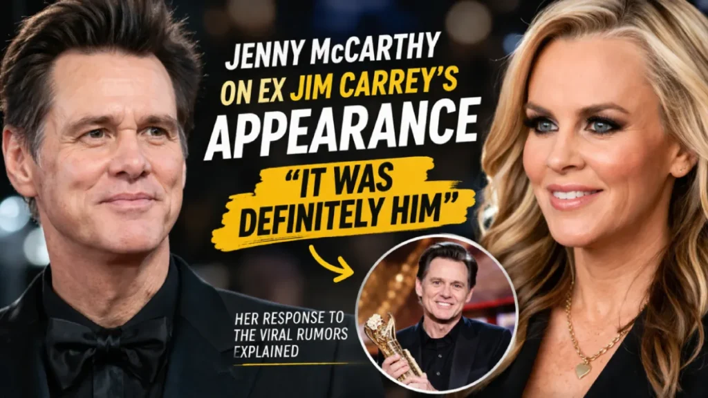 Jenny McCarthy Reacts to Jim Carreys Appearance