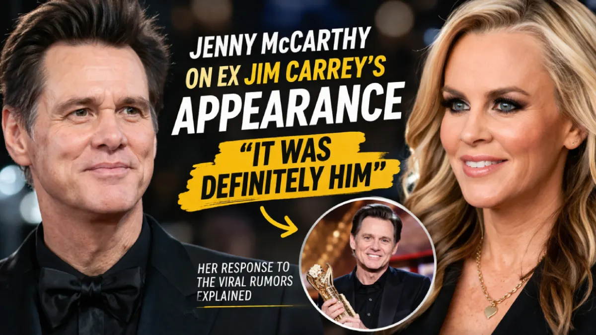 Jenny McCarthy Reacts to Jim Carreys Appearance