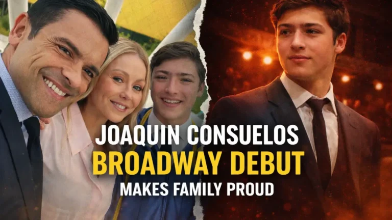 Joaquin Consuelos Broadway debut