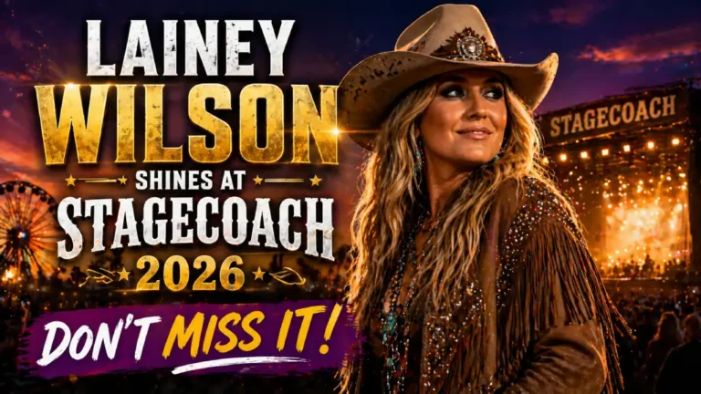 Lainey Wilson Shines at Stagecoach 2026 Dont Miss It