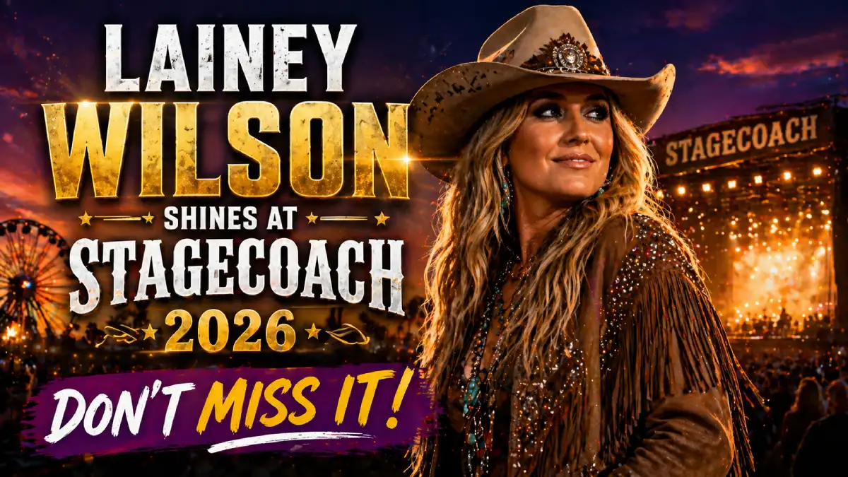 Lainey Wilson Shines at Stagecoach 2026 Dont Miss It