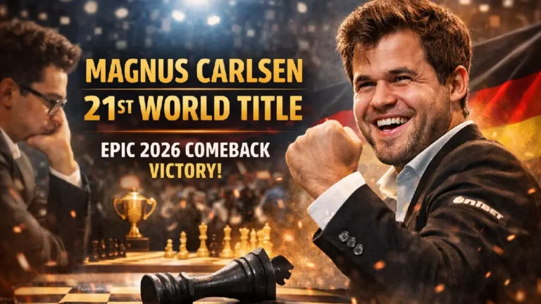 Magnus Carlsen 21st world title