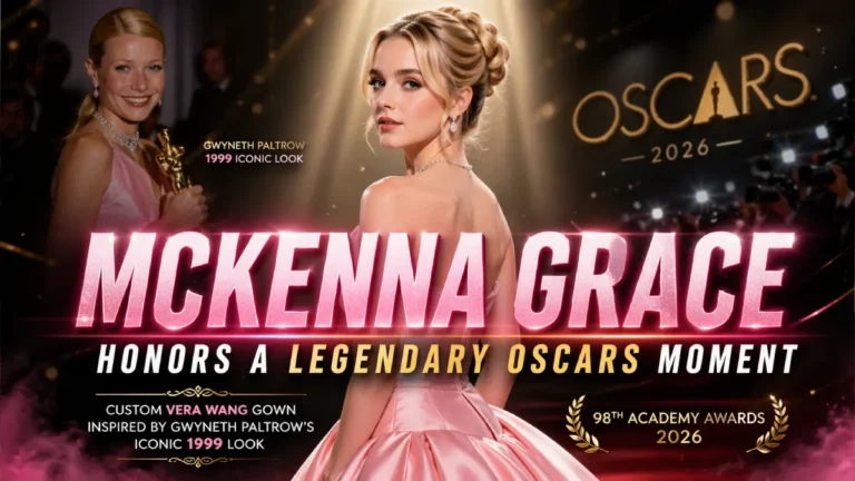 McKenna Grace Revives Iconic Oscars Fashion Moment