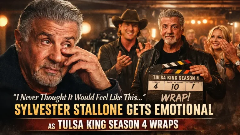 Stallone Gets Emotional After Tulsa King Wrap