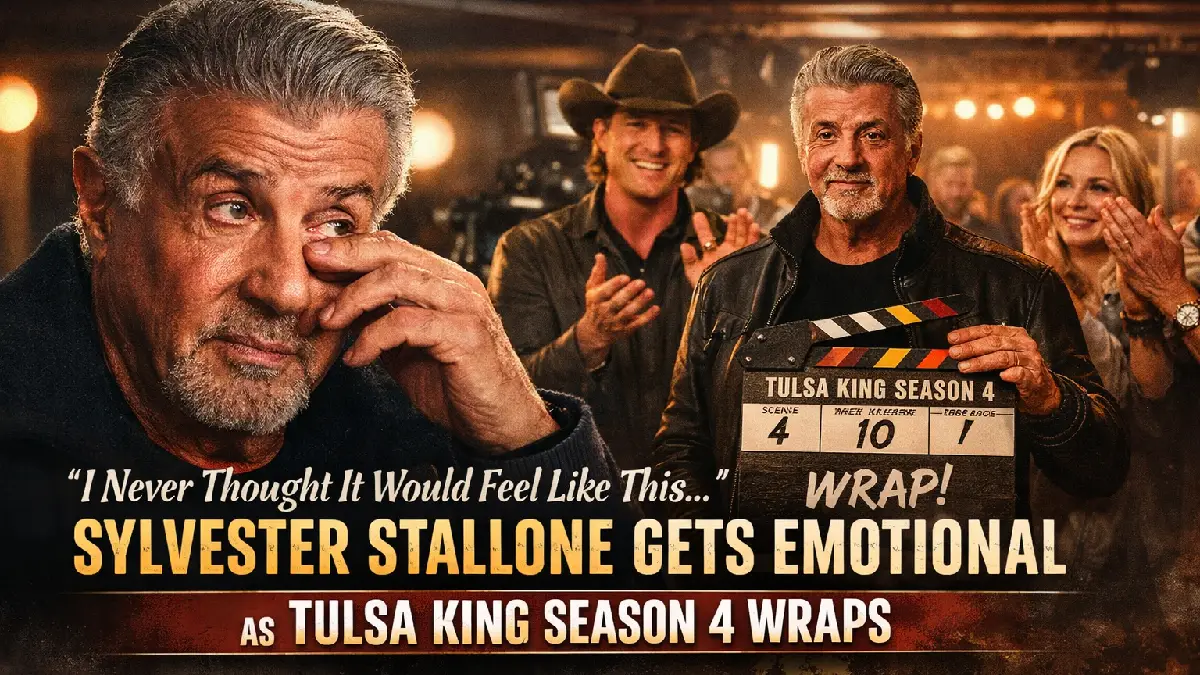 Stallone Gets Emotional After Tulsa King Wrap