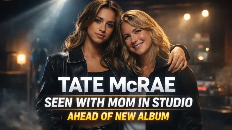 Tate McRae Seen With Mom in Studio Ahead of New Album