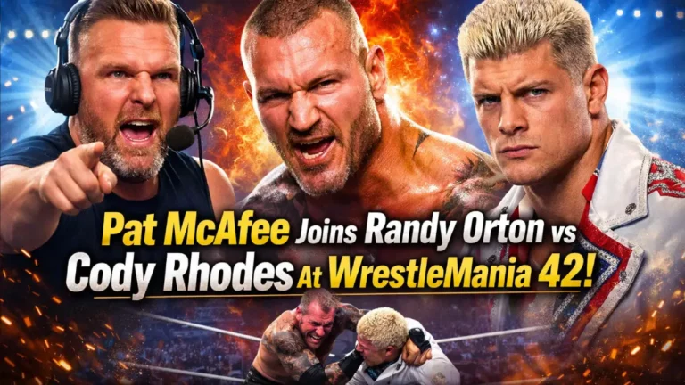 WWE SmackDown Pat McAfee Twist Shakes WrestleMania