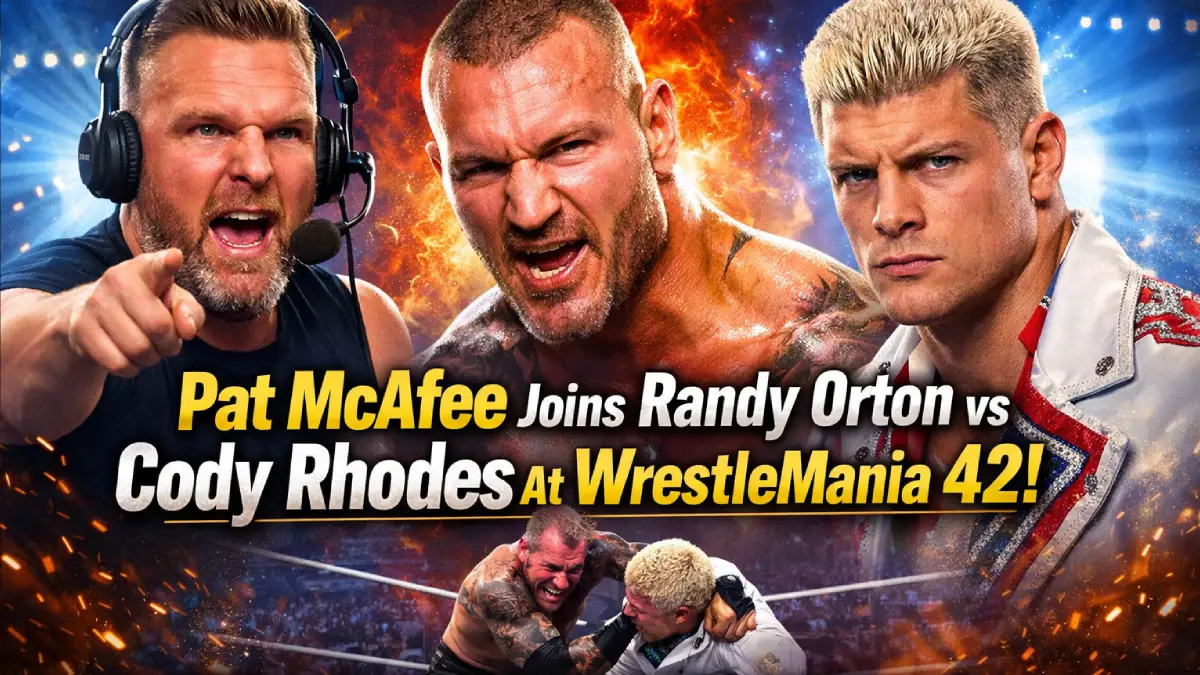 WWE SmackDown Pat McAfee Twist Shakes WrestleMania